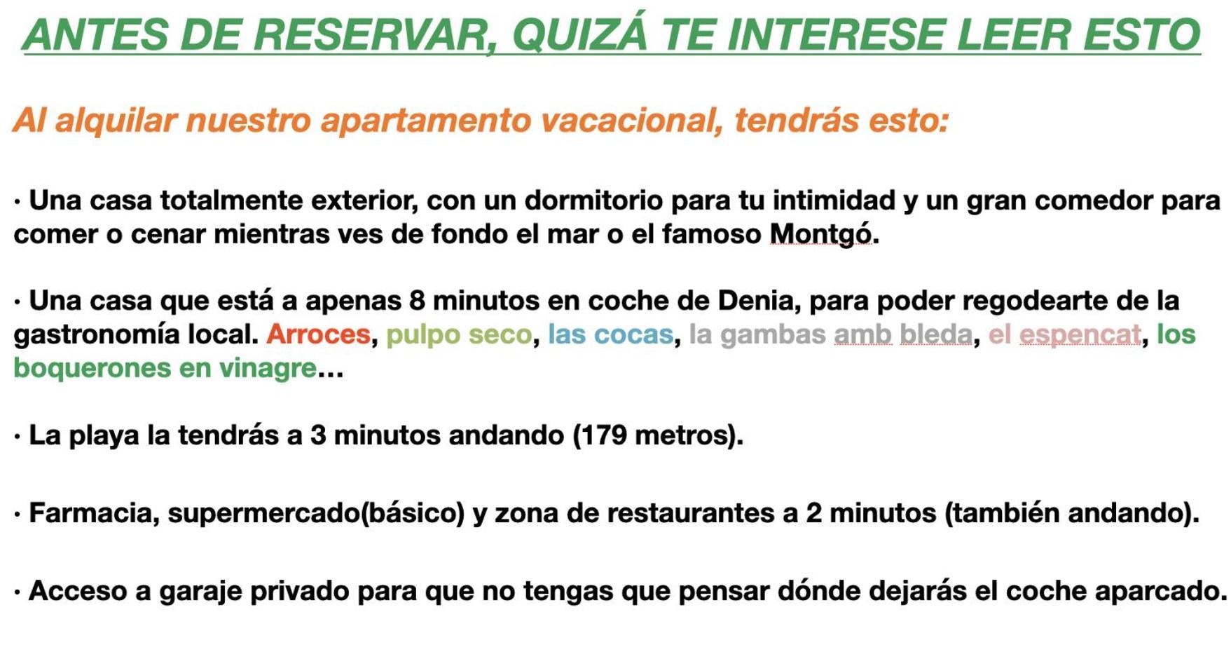 Ferienwohnung La Playa A 2 Minutos Y 14 Segundos A Pie Dénia Exterior foto